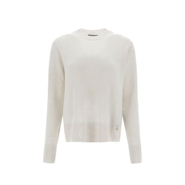 Herno 100% Cashmere sweater in white