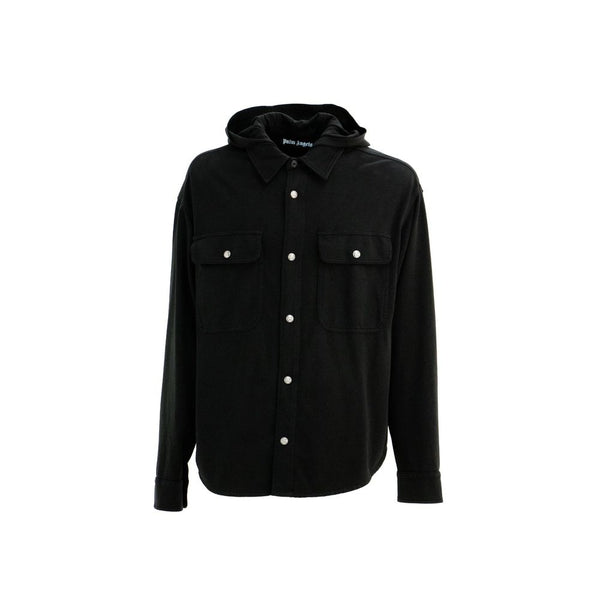 Palm Angels 100% Cotton shirt in black