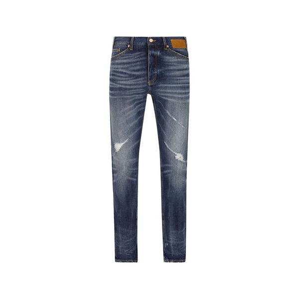 Palm Angels 100% Cotton jeans in blue