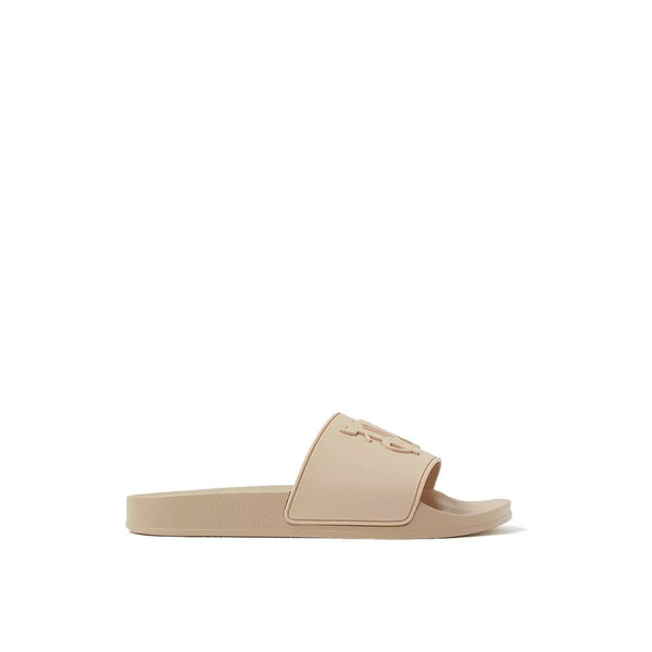 Palm Angels 100% Rubber slide in beige