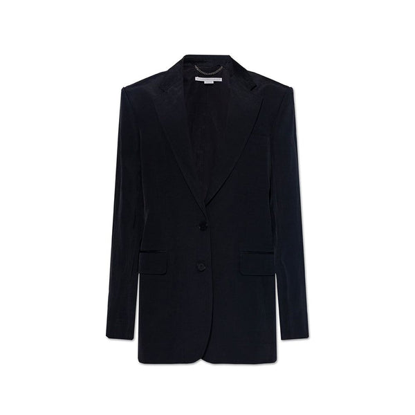 Stella McCartney 72% viscose blazer in black