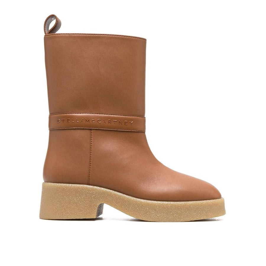 Stella McCartney 100% Polyurethane boot in brown