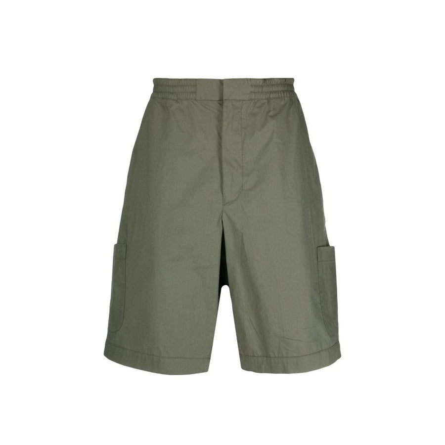 Ambush 100% cotton bermuda shorts in green