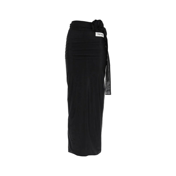 Dolce & Gabbana 74% Polyamide skirt in black