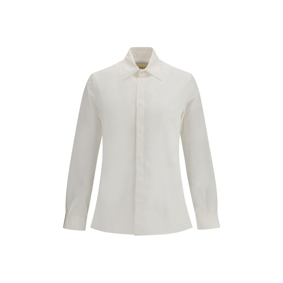 Valentino 100% Cotton dress shirt in white