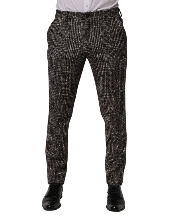 Dolce & Gabbana 70% Wool trousers in brown