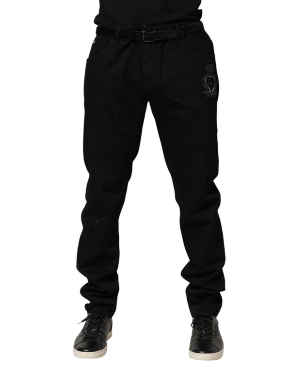 Dolce & Gabbana 98% Cotton jeans in black