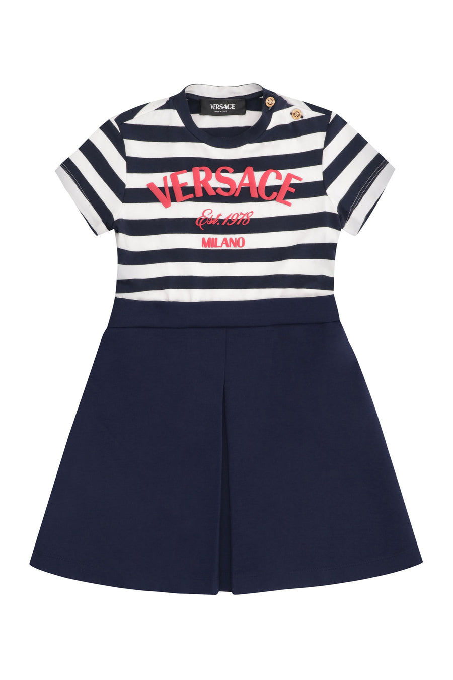 Mini Dress Cotton Blue