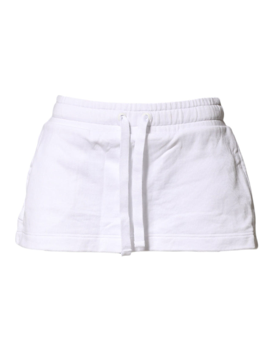 Dolce & Gabbana 70% Cotton skirt in white