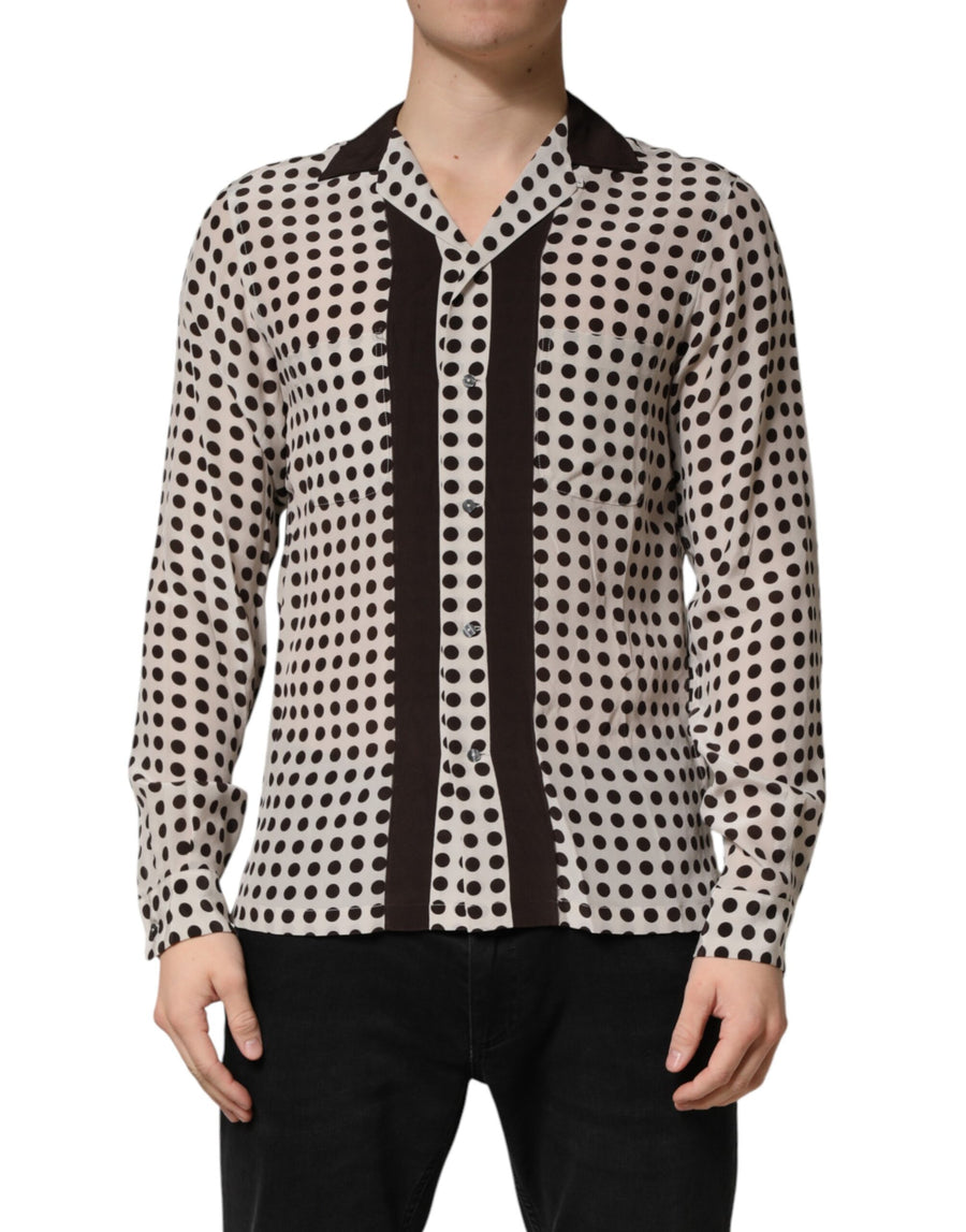 Dolce & Gabbana 100% Silk shirt in white
