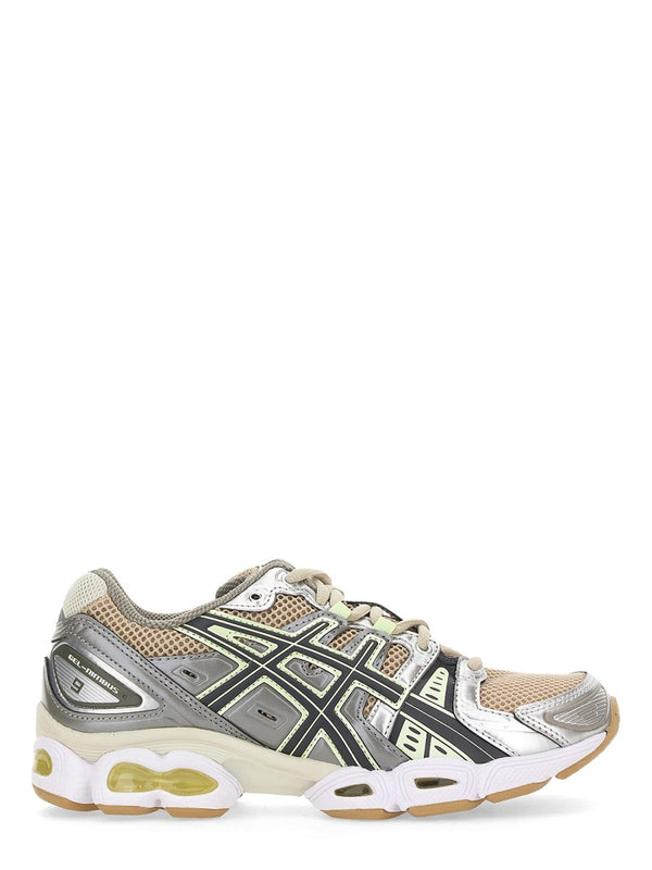Gel-Nimbus 9 Sneaker Silver Synthetic Leather Sole Trainers