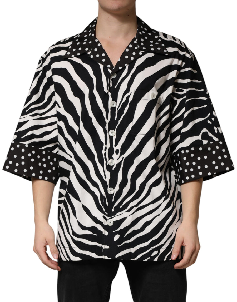 Dolce & Gabbana 75% Cotton shirt in black