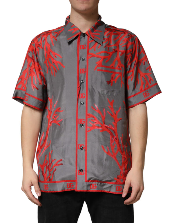 Dolce & Gabbana 100% Silk shirt in gray