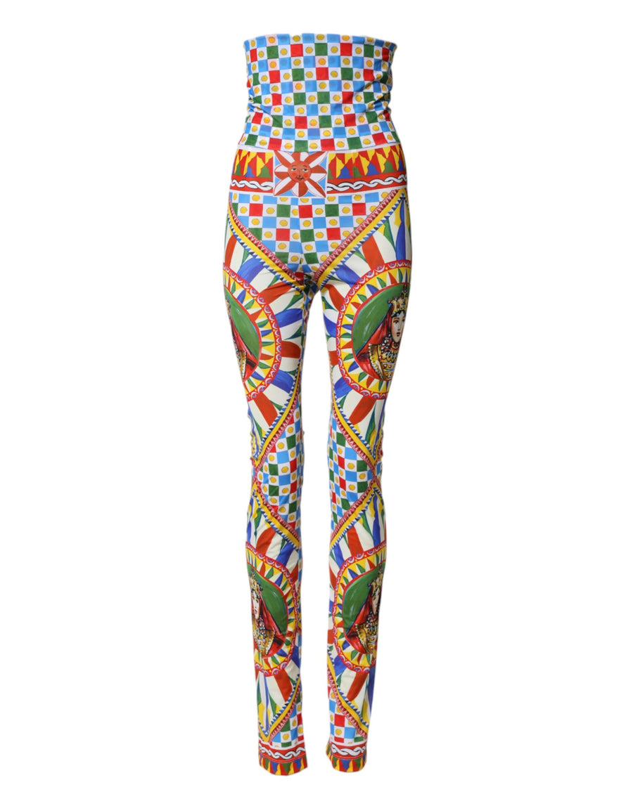 Dolce & Gabbana 80% Nylon leggings in multicolor