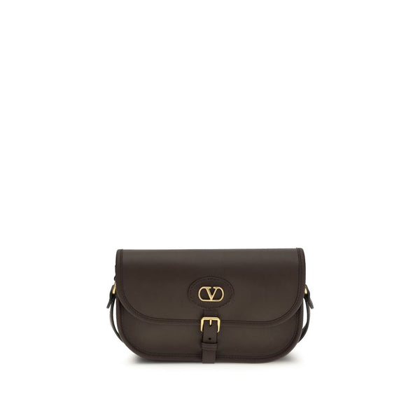 Valentino Garavani 100% Calf Leather Bos Taurus shoulder bag in brown