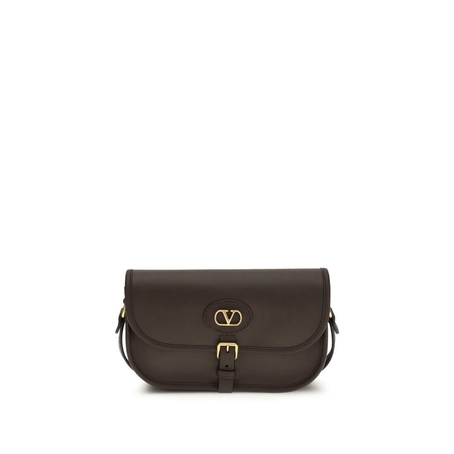 Valentino Garavani 100% Calf Leather Bos Taurus shoulder bag in brown
