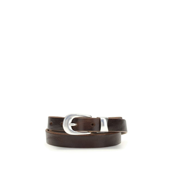 Our Legacy 100% Calf Leather Bos Taurus belt in brown