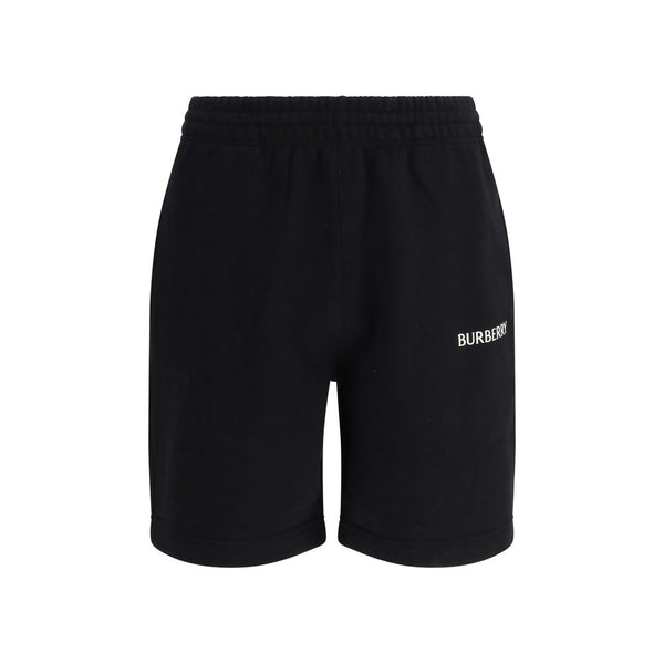 Burberry 100% Cotton bermuda shorts in black