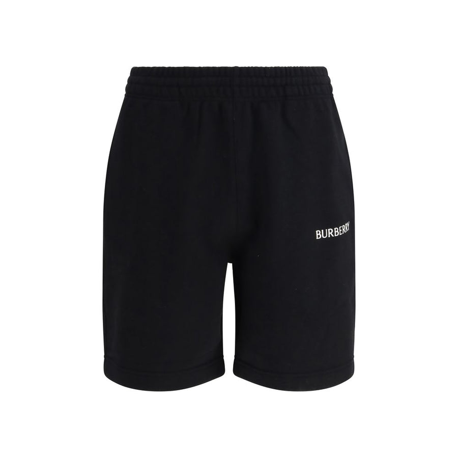 Burberry 100% Cotton bermuda shorts in black