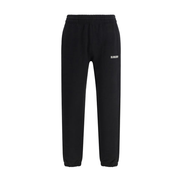 Burberry 100% Cotton joggers in black