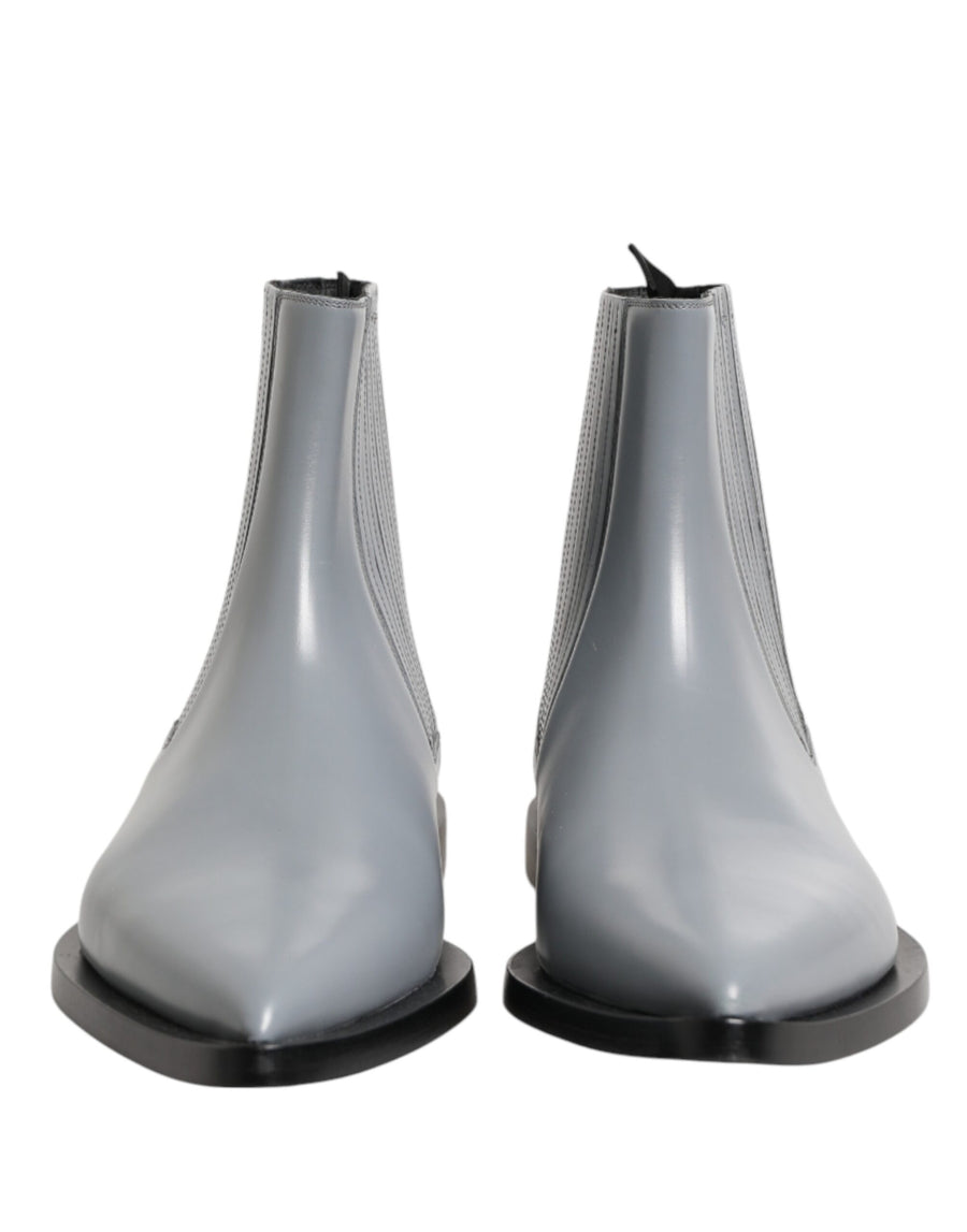 Dolce & Gabbana Leather boots in gray