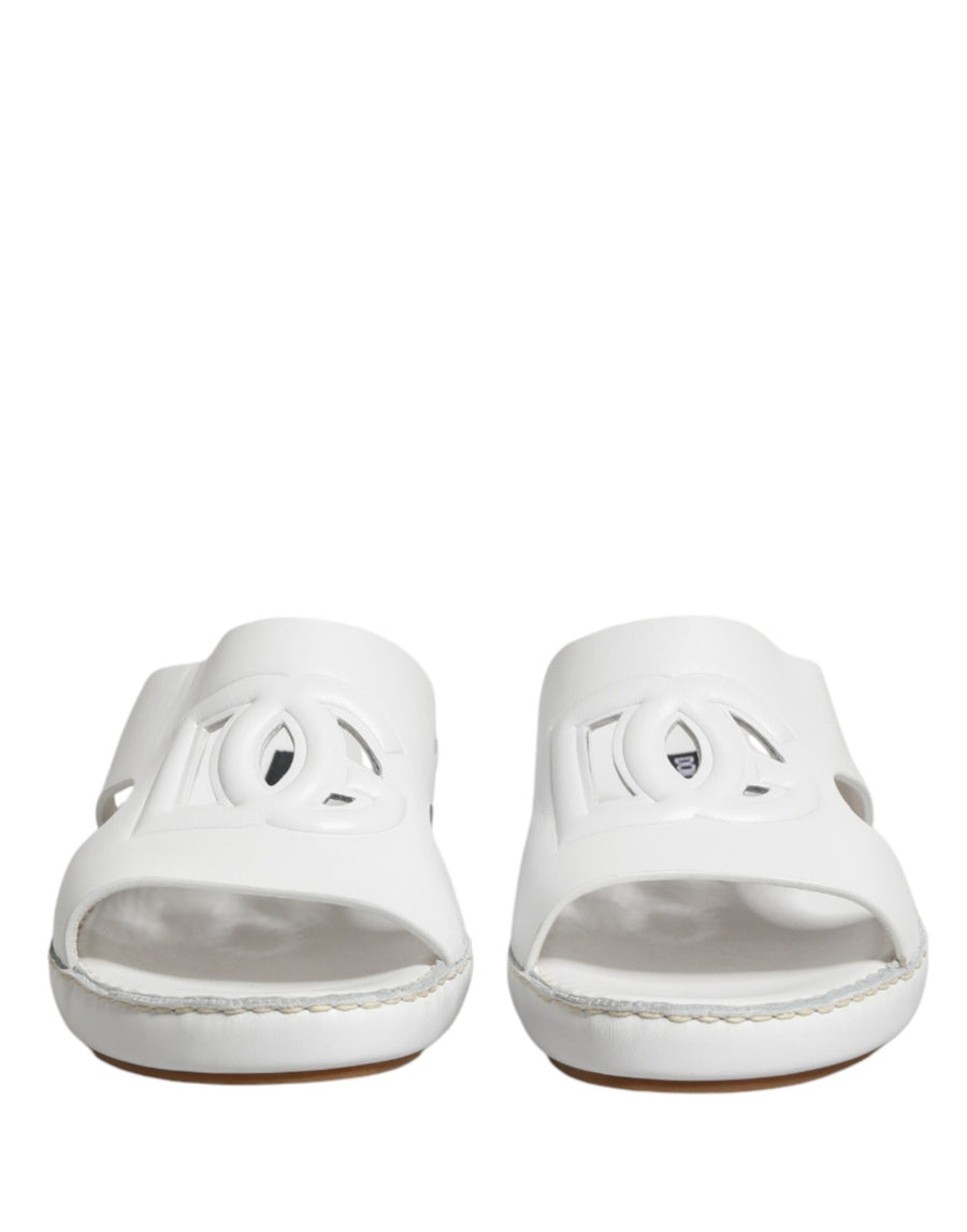Dolce & Gabbana Rubber slipper in white