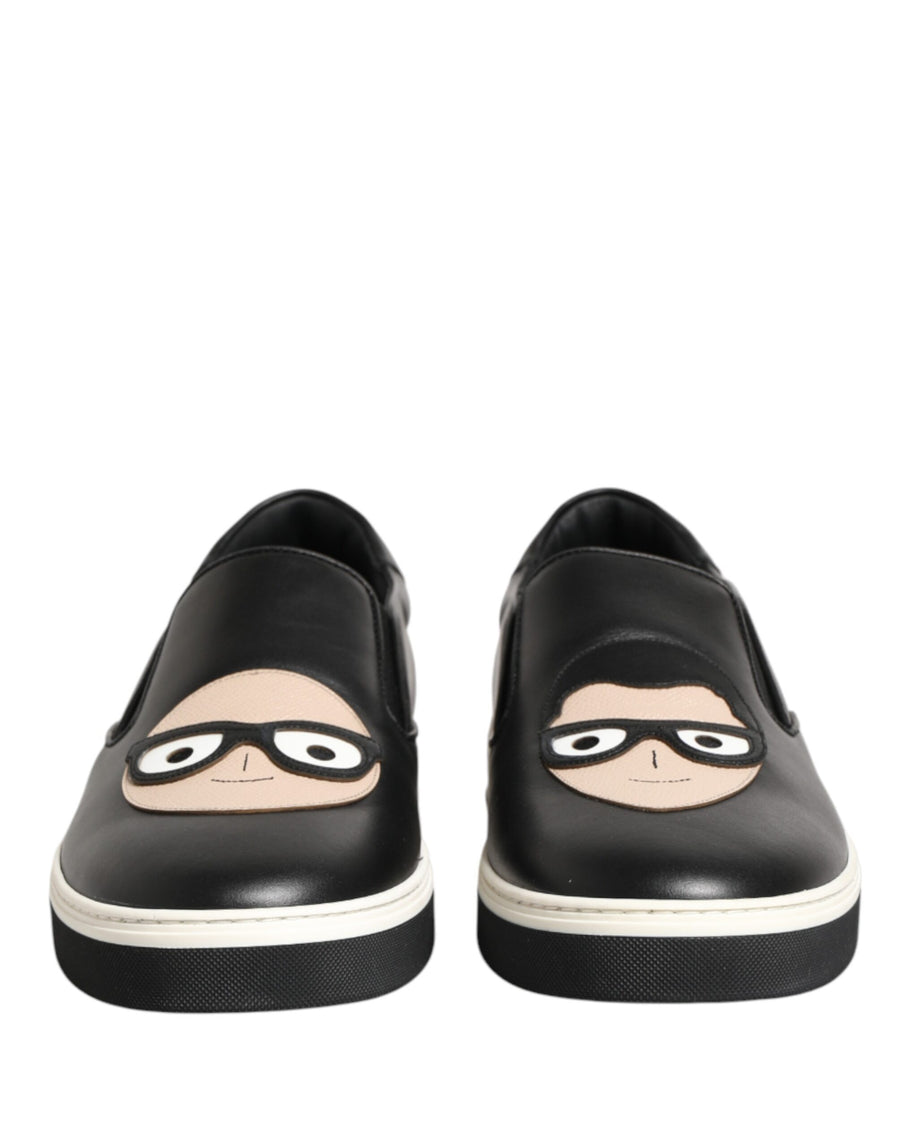 Dolce & Gabbana Leather sneaker in black