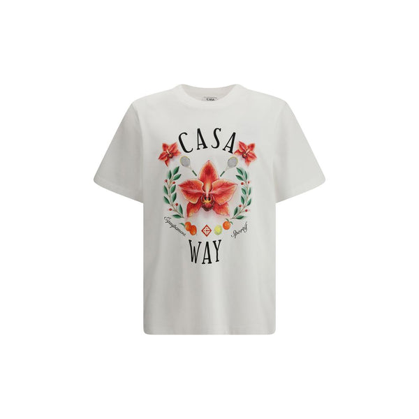 Casablanca 100% Cotton t-shirt in white