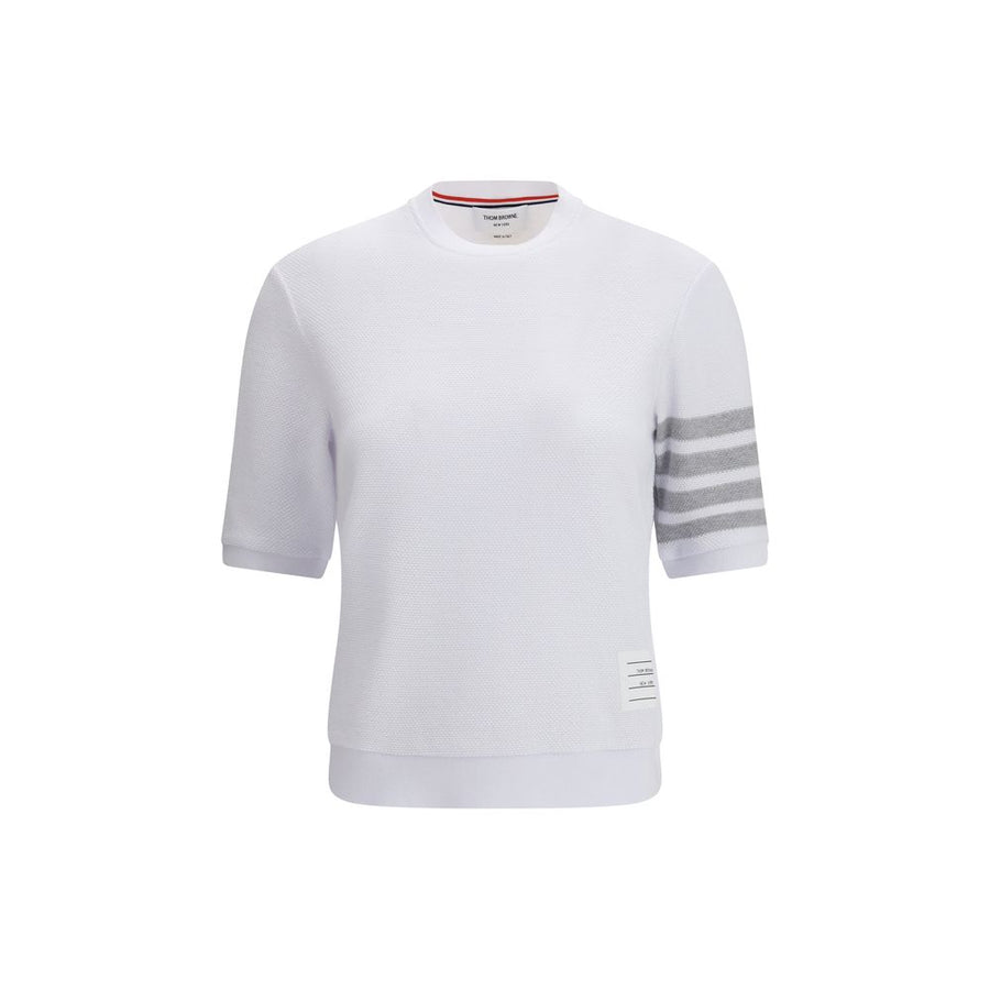 Thom Browne OUTER 100% Cotton INNER 90% Cotton 10% Elastane t-shirt in white