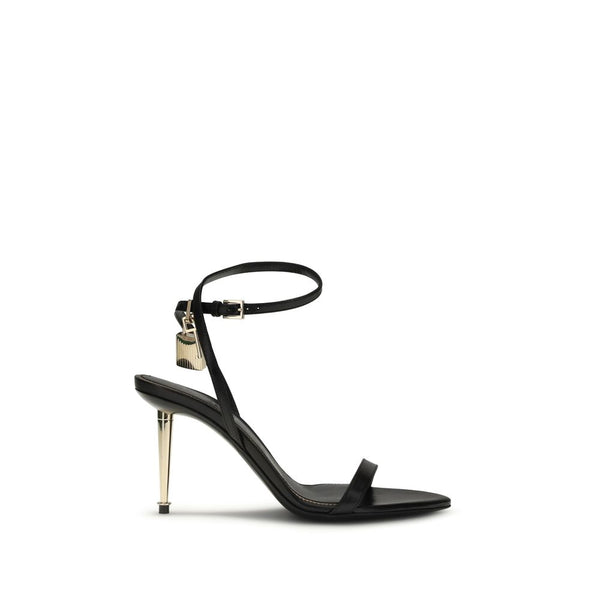 Tom Ford Upper: 100% Goatskin; Sole: 100% Goatskin sandal in black