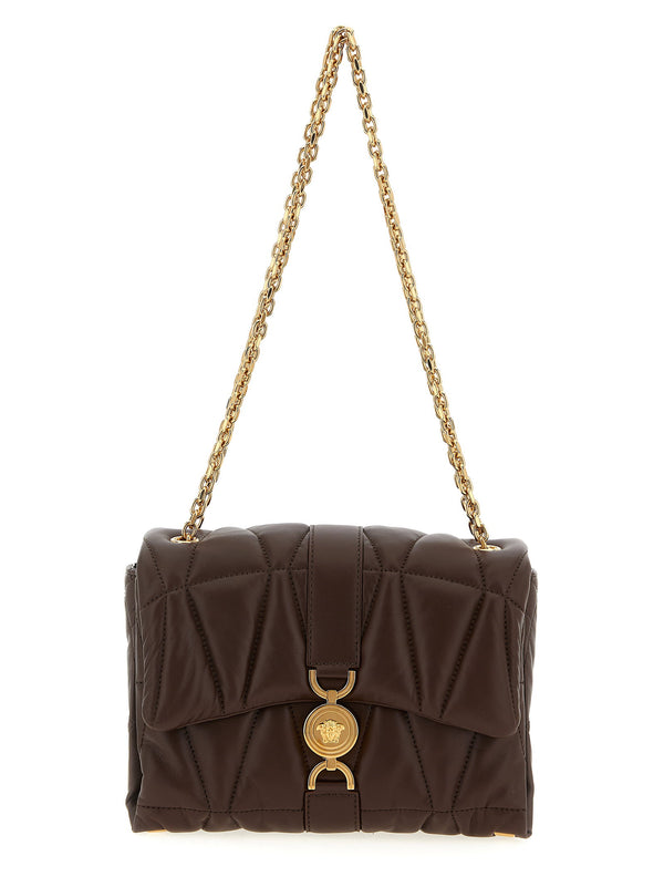 Versace كليو كتف حقيبة — بني
