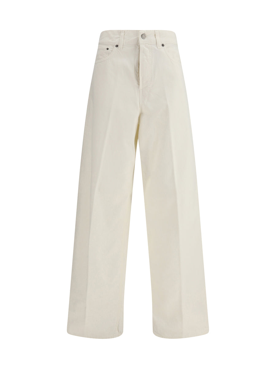 Jeans Bethany Twill 45 Off White Cotton