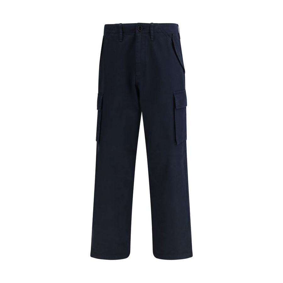 Burberry 100% Cotton cargo pants in navy