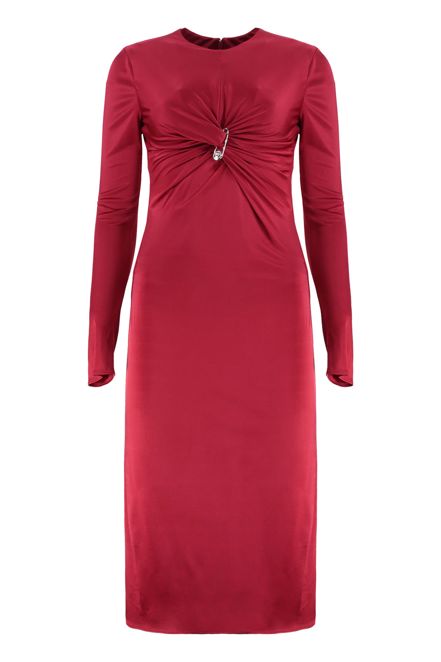 Jersey Dress Lipstick Red Viscose