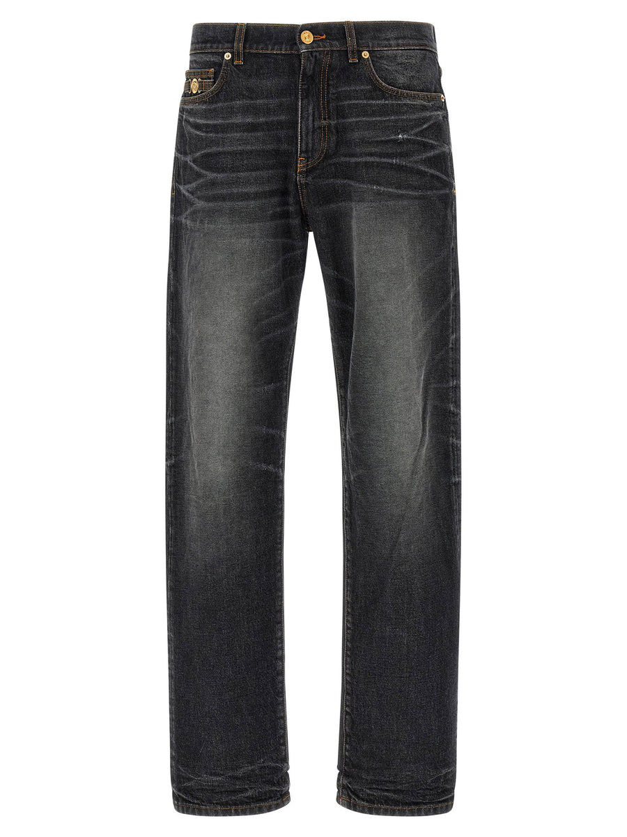 Versace Medusa Biggie Jeans — Black