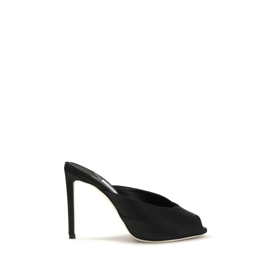 Jimmy Choo 100% Calf Leather Bos Taurus mule in black