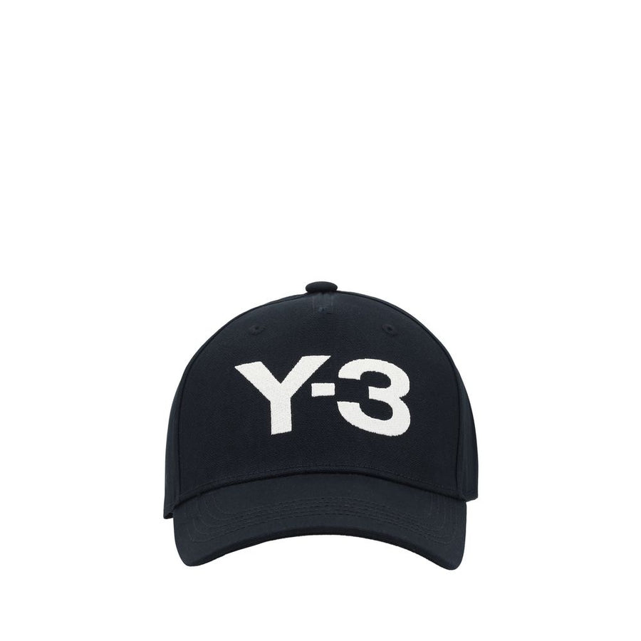 Y-3 YJP1142BLACKTALCBB 100% Cotton baseball cap in black