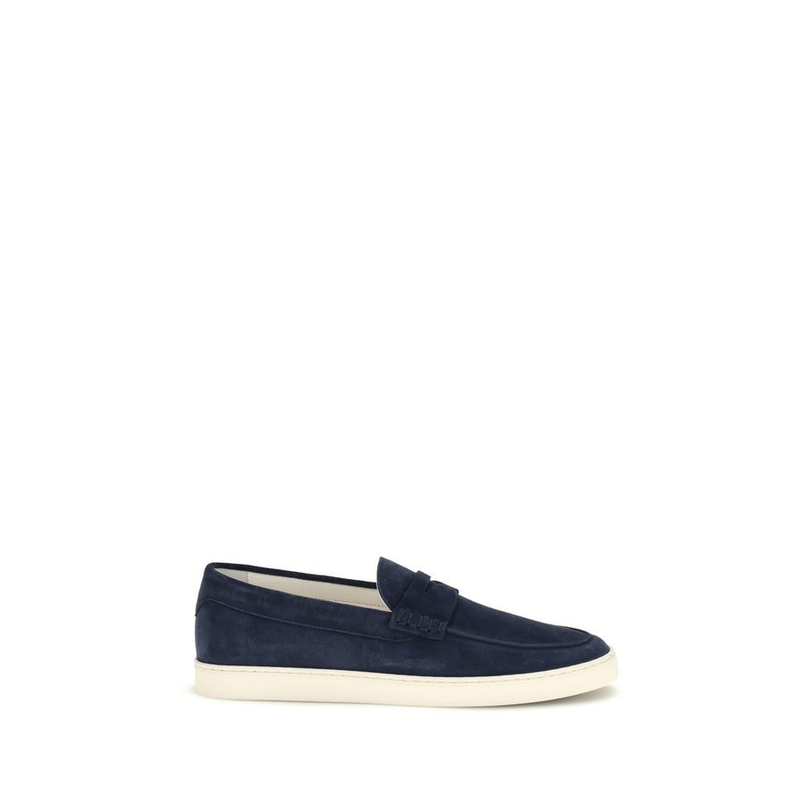 Brunello Cucinelli UPPER 100% Calf Leather Bos Taurus SOLE 100% Rubber loafer in navy