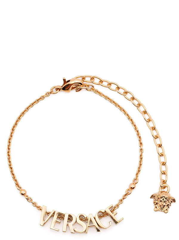 حلى أحرف Versace شعار سوار — ذهبي