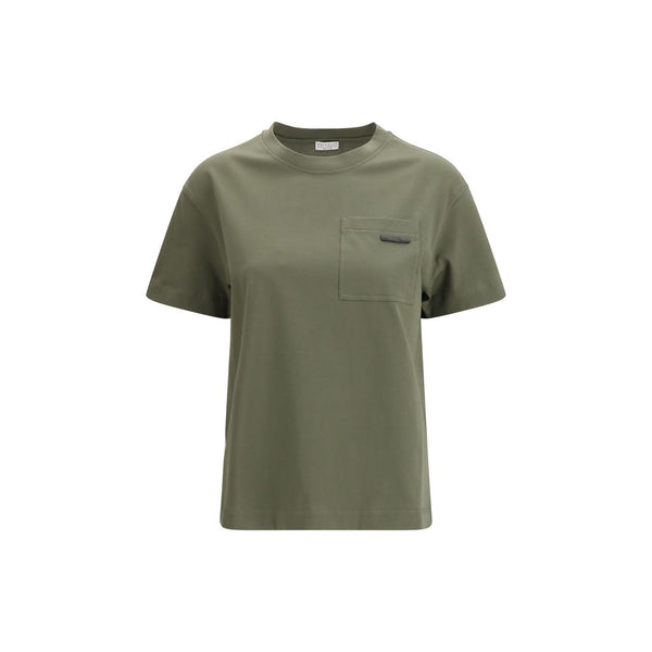 Brunello Cucinelli 100% Cotton t-shirt in green