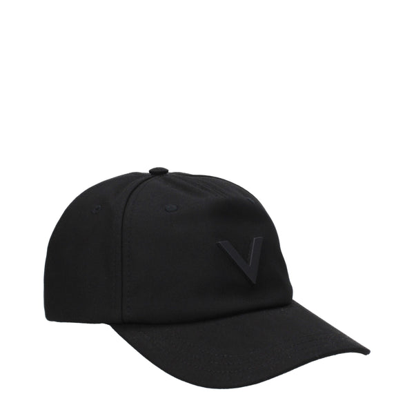 Valentino Garavani VA9283238330633BT 98% Cotton baseball cap in black
