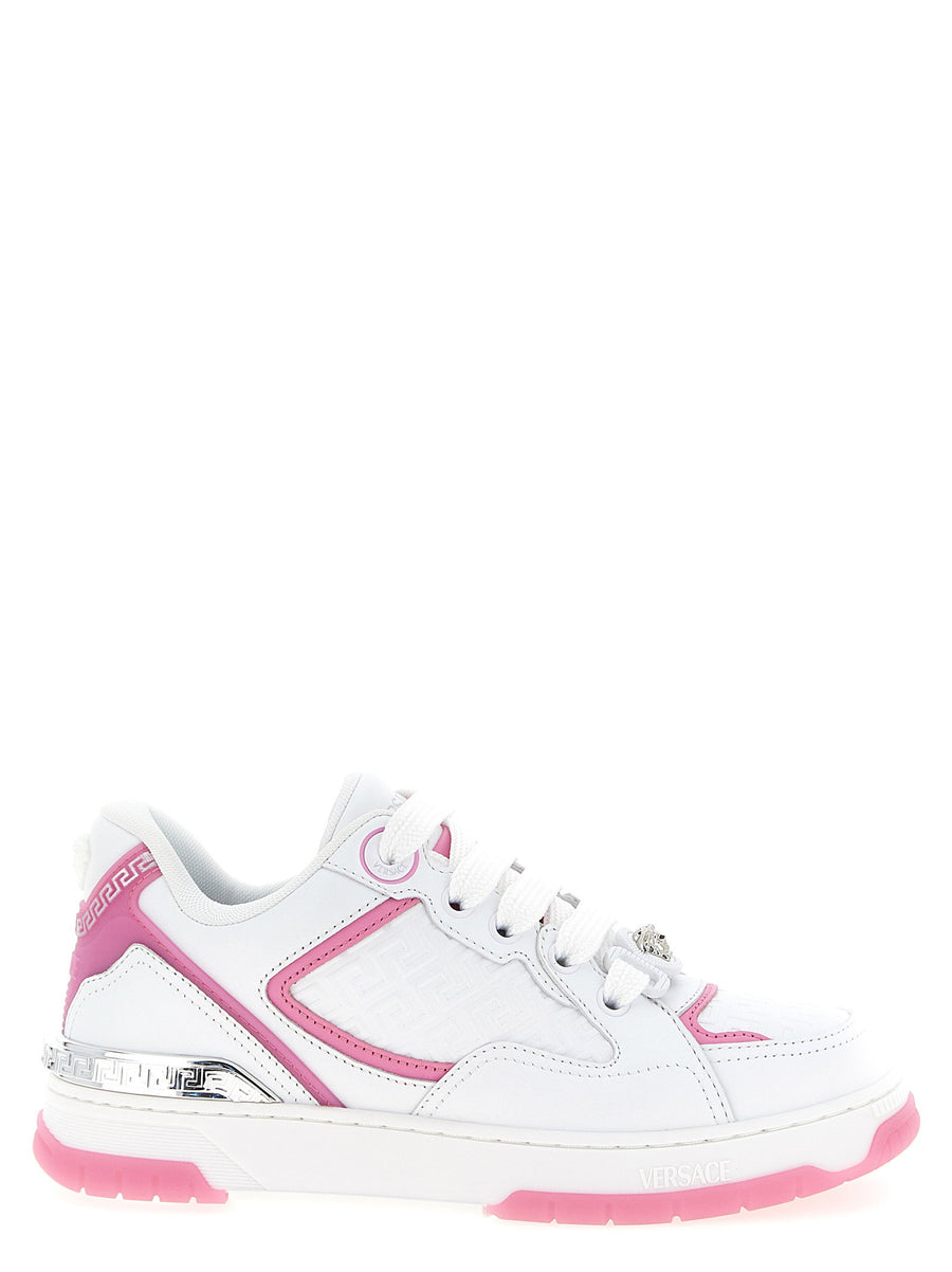 Versace Biggie Basket Sneaker — White