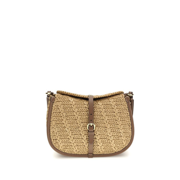Etro 100% Raffia shoulder bag in beige