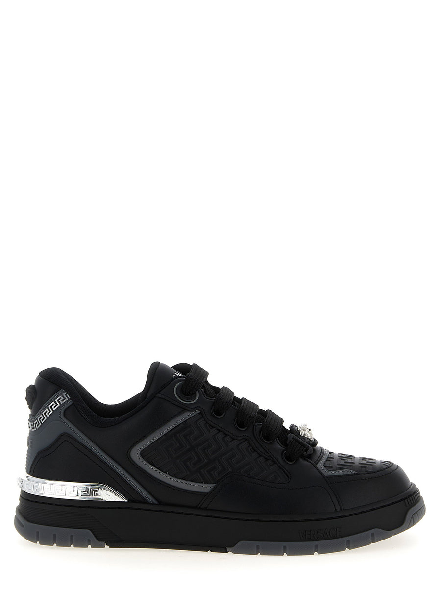 Versace Biggie Basket Sneaker — Black