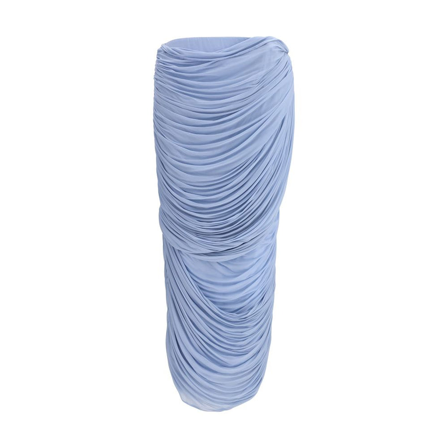 Magda Butrym 92% Cupro skirt in blue