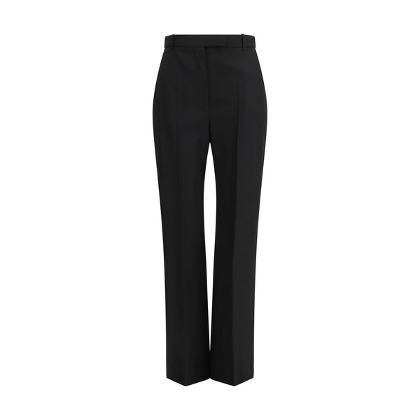 Alexander McQueen 100% Wool Ovis Aries trousers in black