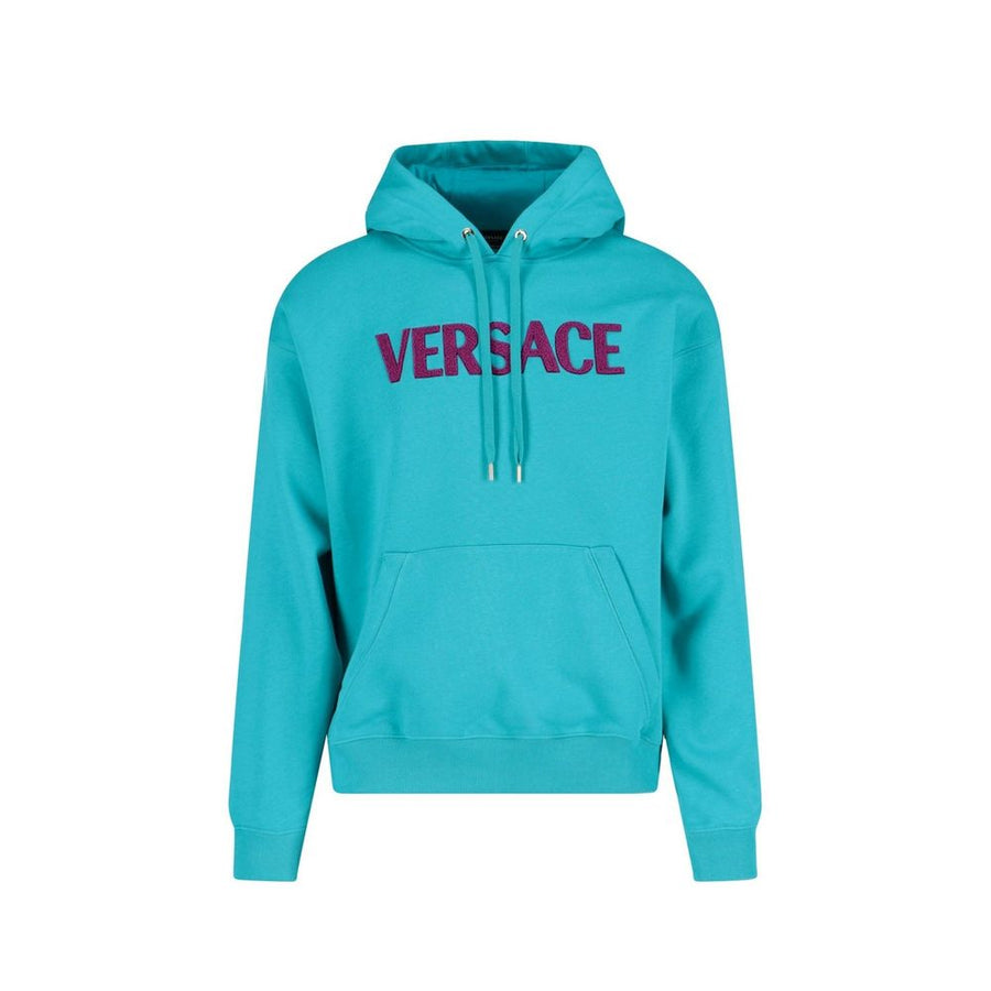 Versace hoodie in turquoise
