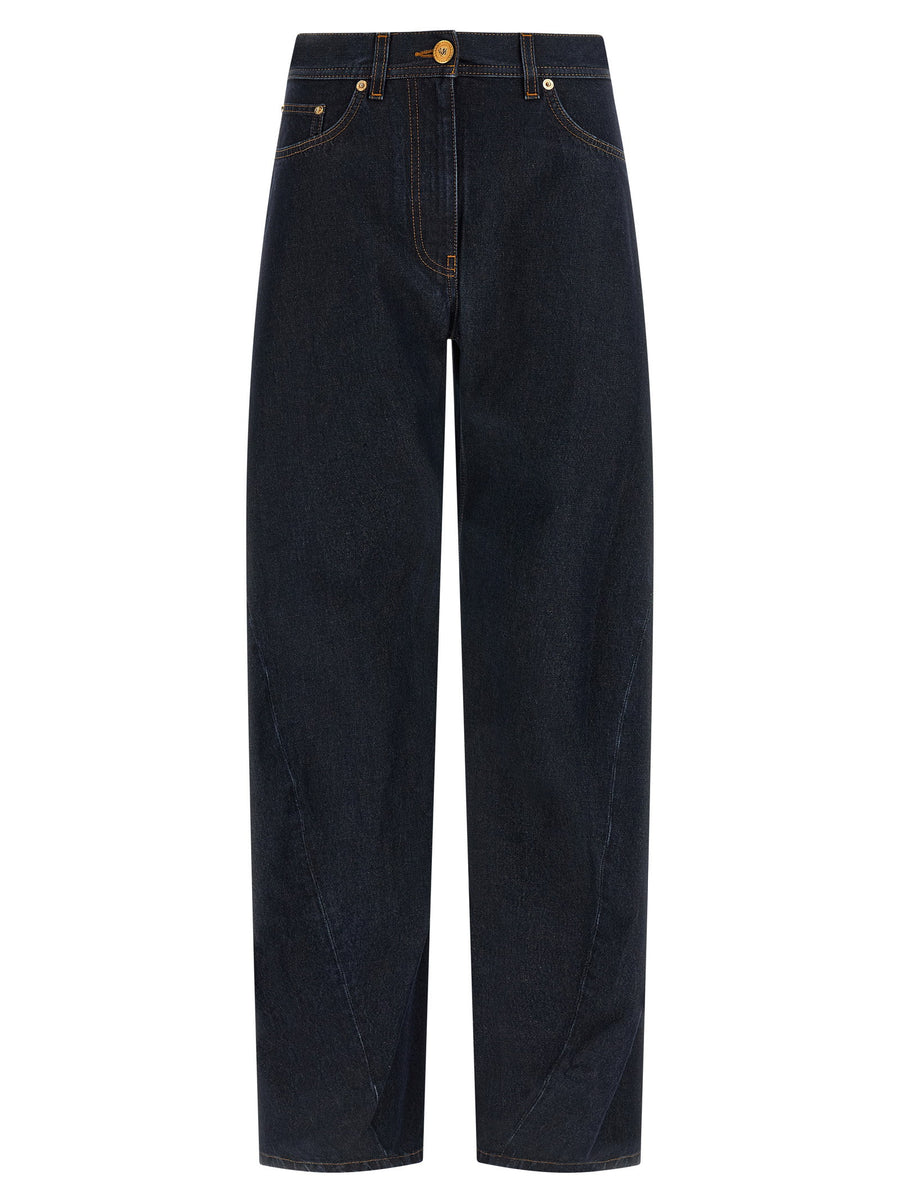 Versace Soft Wash Cotton Jeans — Navy