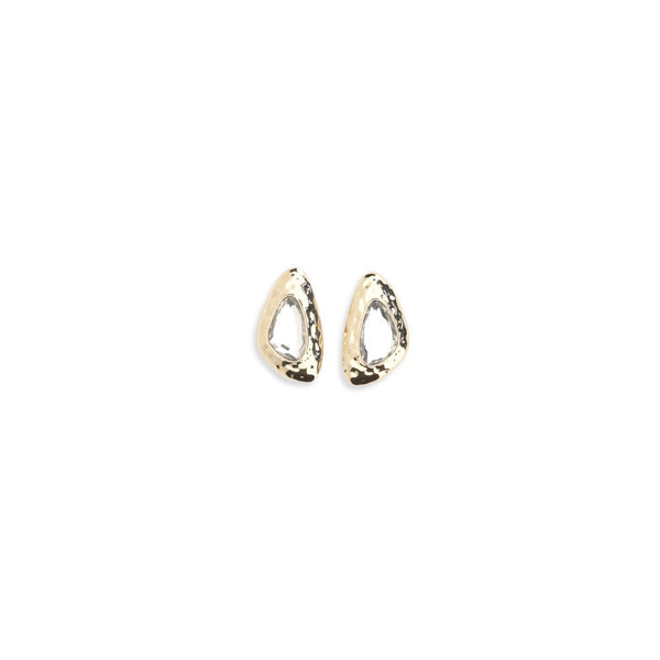 Self-Portrait 100% Brass earrings in gold