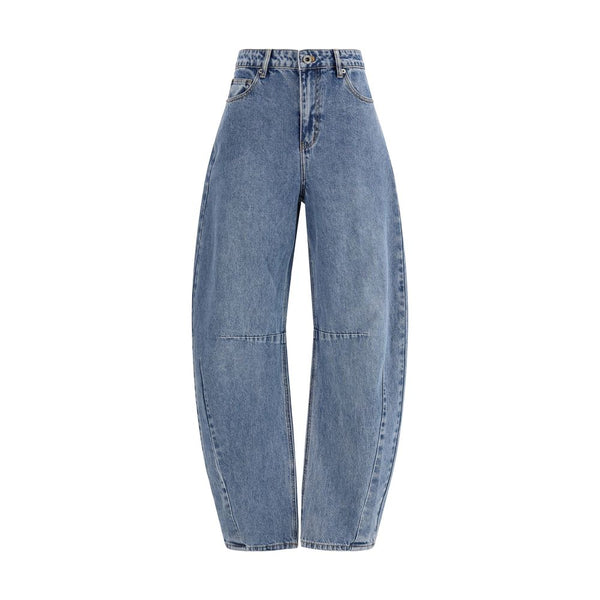 Self-Portrait 100% Cotton jeans in blue